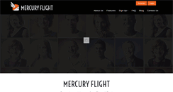 Desktop Screenshot of mercuryflight.com